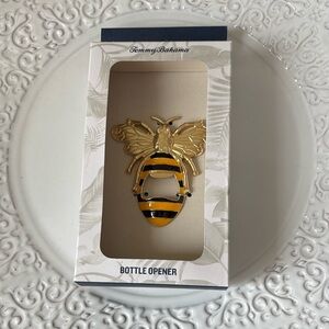 Tommy Bahama Gold and Black Bee Bottle Opener NWOT
